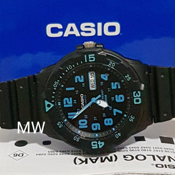 Casio Men Water Resistant Analog Sport Resin Watch MRW-200H-1B2 MRW-200H-2B - Image 6