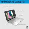 HP Pavilion 15-EG3148NIA Laptop - Intel Core i5-1335U 8GB DDR4 512GB SSD Backlit KB 15.6" FHD Touchscreen Display | 8J406EA | Silver - Image 3