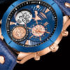 BOAMIGO Luxury Brand Men Sports Watch Leather Strap Digital Quartz Clock Waterproof Watch Relogio Masculino - Image 2