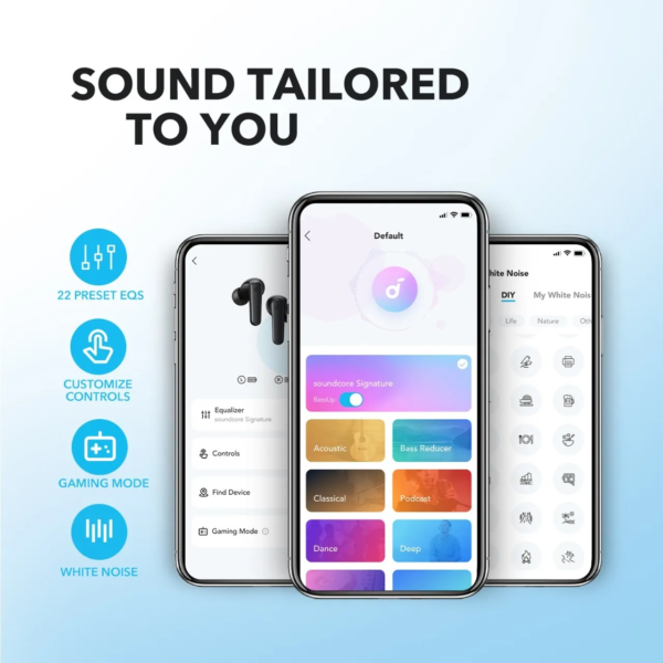 Soundcore by Anker P20i True Wireless Earbuds 10mm Drivers with Big Bass Bluetooth 5.3 30H Long Playtime Water-Resistant - Image 5