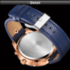 BOAMIGO Luxury Brand Men Sports Watch Leather Strap Digital Quartz Clock Waterproof Watch Relogio Masculino - Image 4