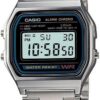 Casio A158WA-1DF Men's Classic Silver Stainless Steel Water Resistant Digital Watch
