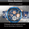 BOAMIGO Luxury Brand Men Sports Watch Leather Strap Digital Quartz Clock Waterproof Watch Relogio Masculino - Image 6