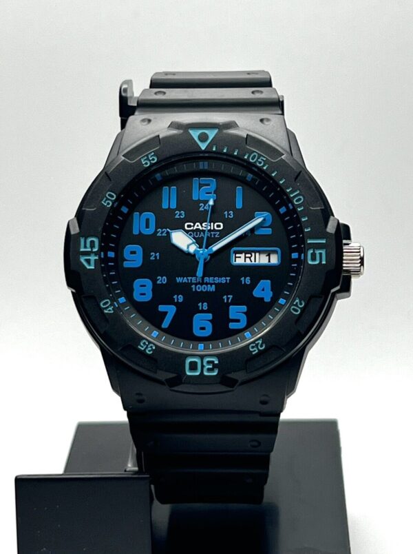 Casio Men Water Resistant Analog Sport Resin Watch MRW-200H-1B2 MRW-200H-2B - Image 2