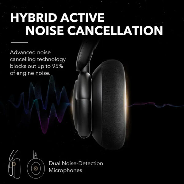 Anker Soundcore Life Q30 Hybrid Active Noise Cancelling wireless bluetooth Headphones with Multiple Modes, Hi-Res Sound, 40H - Image 6