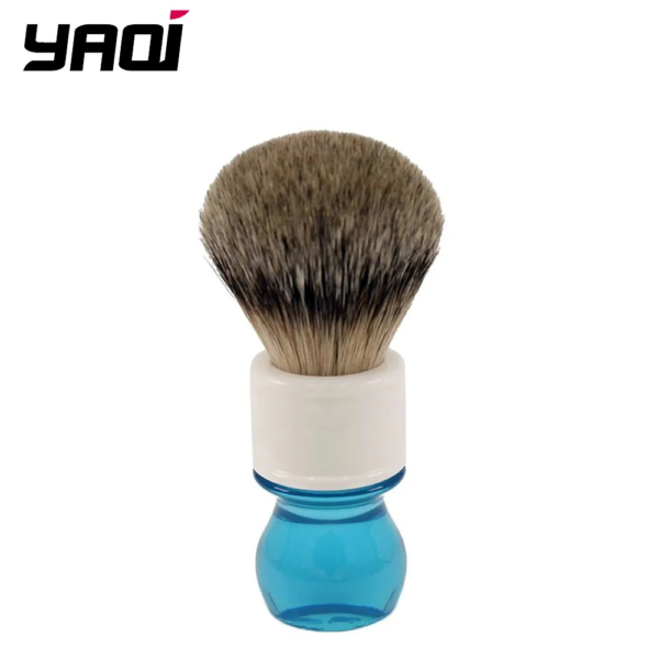 Yaqi 24mm Aqua Highmountain Silvertip Badger Hair Shaving Brush for Mens