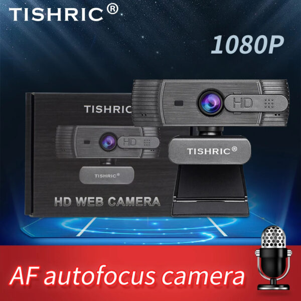 TISHRIC T200 Autofocus Webcam 1080P Web Camera With Microphone For Pc/Computer Usb Camera Web Cam Webcam Full Hd 1080P - Image 6