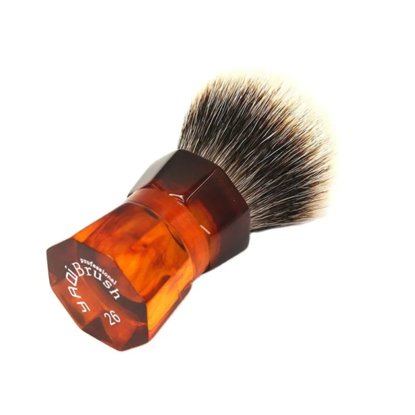 Yaqi 26mm Moka Express Two Band Badger Hair Men's Beard Shaving Brush - Image 6