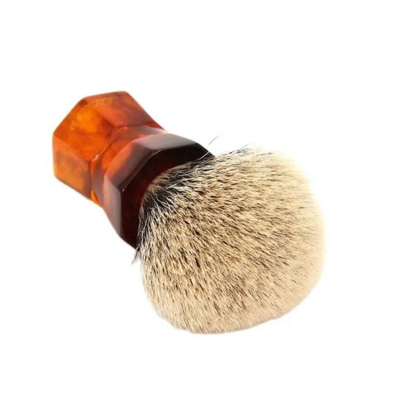 Yaqi 26mm Moka Express Two Band Badger Hair Men's Beard Shaving Brush - Image 5