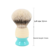 YAQI 24mm Silvertip Badger Hair knots Mens Wet Shaving Brush - Image 6