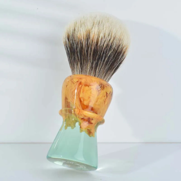 Yaqi Cavern Lake Two Band Badger Hair Men Wet Shaving Brush - Image 3