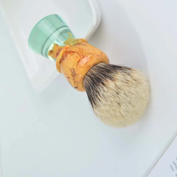 Yaqi Cavern Lake Two Band Badger Hair Men Wet Shaving Brush - Image 4