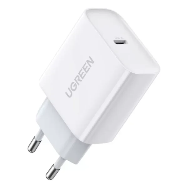 UGREEN USB C PD 20W Wall Charger white – EU plug