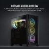 Corsair 4000D AIRFLOW Tempered Glass Mid-Tower ATX Case — Black - CC-9011200-WW - Image 2