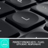 Logitech MX Keys Plus With Palm Rest Advanced Wireless Illuminated Keyboard - US International - 920-009416 - Image 4