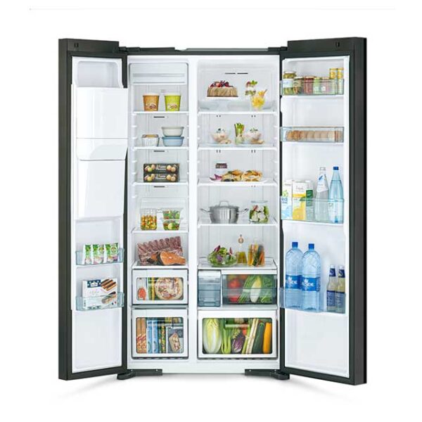 Hitachi Side-By-Side Refrigerator R-SX700GBK Deluxe - Image 3