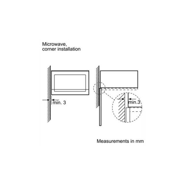 Bosch Built-In Microwave Oven BFL524MS0 - Image 2