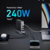 Anker 240W USB C Charger, Fast Compact 4-Port GaN Charger for MacBook Pro/Air, iPhone, iPad Pro, Dell XPS, Galaxy, Pixel, Apple - Image 6