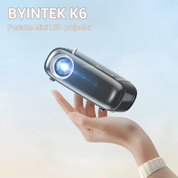 BYINTEK K6 Mini Projector Portable Home Theater LCD Projector Full HD 720P 1080P Movie Video Big Screen Projector - Image 6