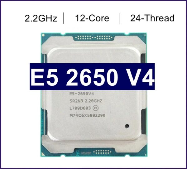 Used Xeon E5 2650 V4 E5-2650V4 Processor SR2N3 2.2GHz Twelve nuclei 30M LGA 2011-3 CPU