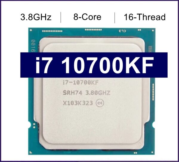 NEW Core i7 10700KF 3.8GHz Eight-Core 16-Thread CPU Processor L2=2M L3=16M 65W LGA 1200 No Fan