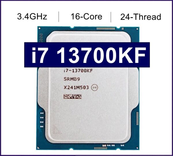 NEW Core i7 13700KF 3.4GHz 16-Core 24-Thread CPU Processor 10NM L3=30M 125W LGA 1700