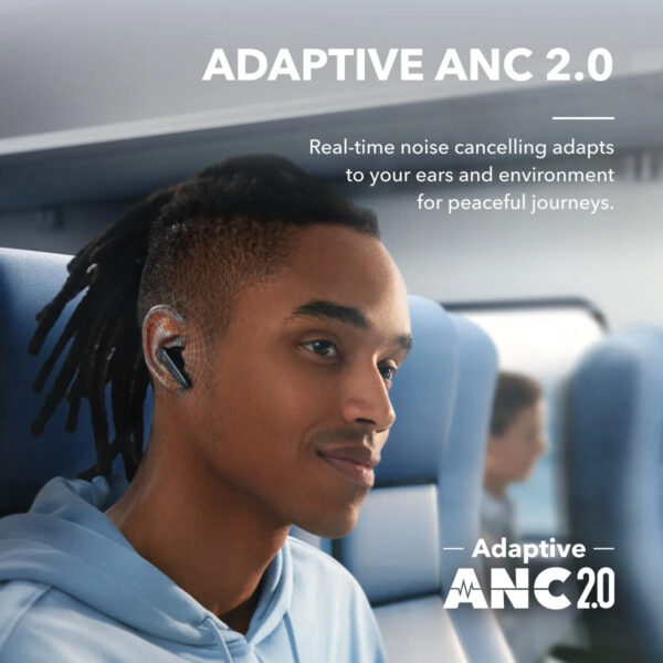 soundcore by Anker Liberty 4 NC Wireless Noise Cancelling Earbuds 98.5% Noise Reduction Adaptive Noise Cancelling - Image 2