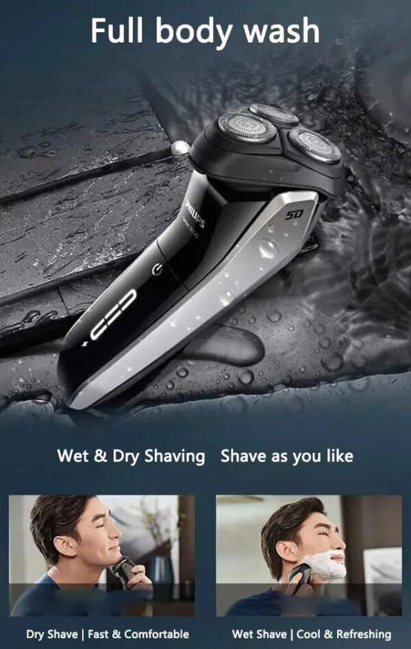 Philips S3208 New 3000 Series Original Electric Shaver Fast Charging Full Body Wash Intelligent Beard Razor Men Shaver - Image 17