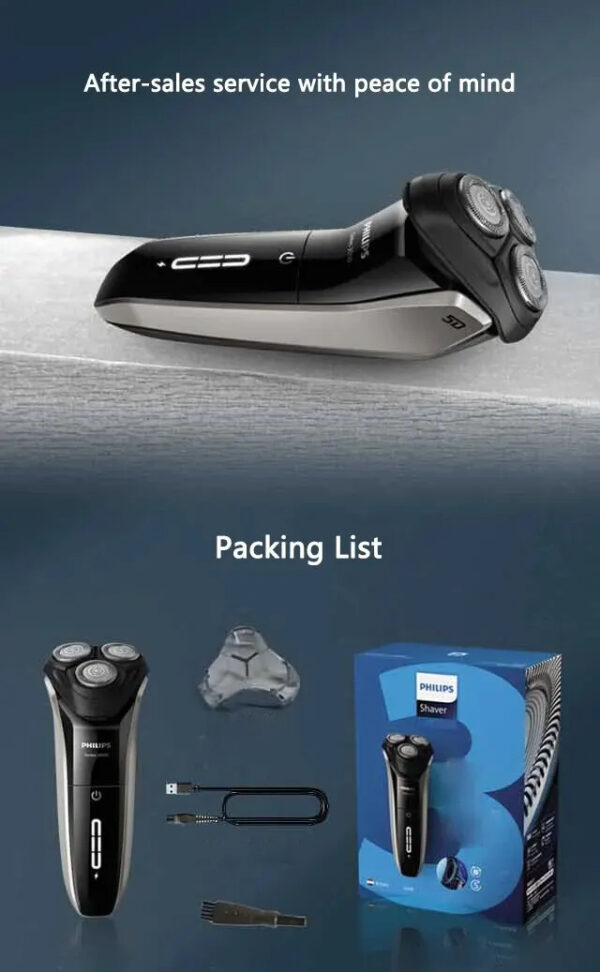 Philips S3208 New 3000 Series Original Electric Shaver Fast Charging Full Body Wash Intelligent Beard Razor Men Shaver - Image 16