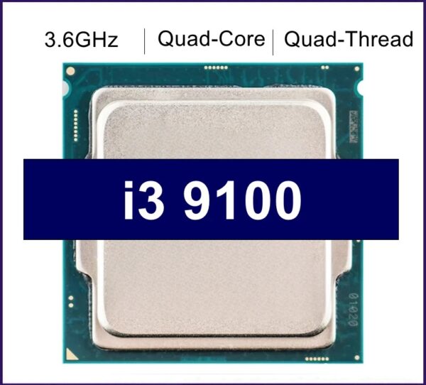 Used Core i3 9100 3.6GHz Quad-Core Quad-Thread CPU 65W 6M Processor LGA 1151