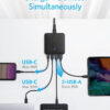 Anker GaN Charger 63W 4 Port PIQ 3.0 PowerPort Atom III Slim Wall Charger with Dual USB C Poorts (45W Max) for iphone 11 xiaomi - Image 3