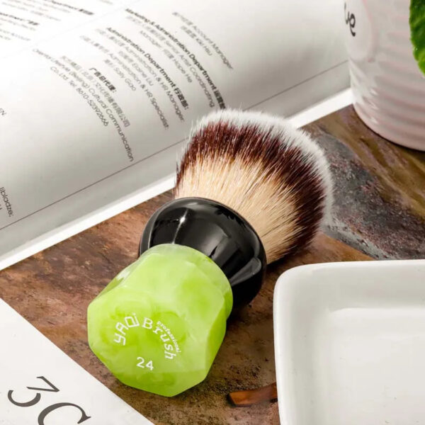 YAQI Mojito Synthetic Hair Men Wet Shaving Brush for Men - Image 14