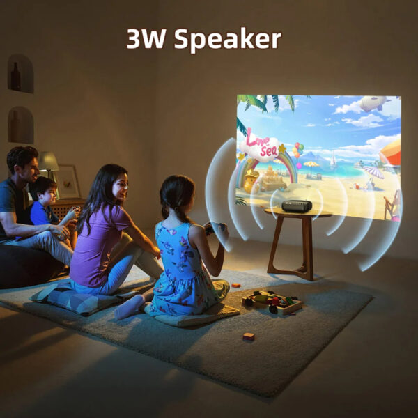 BYINTEK K6 Mini Projector Portable Home Theater LCD Projector Full HD 720P 1080P Movie Video Big Screen Projector - Image 3