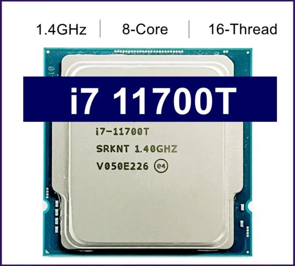 NEW Core i7 11700T 1.4GHz Eight-Core 16-Thread CPU Processor L3=16MB 35W LGA 1200 Sealed but without cooler