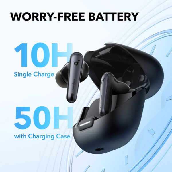 soundcore by Anker Liberty 4 NC Wireless Noise Cancelling Earbuds 98.5% Noise Reduction Adaptive Noise Cancelling - Image 4