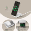 Anker MagGo 3-in-1 Charging Station, Qi2 Certified 15W MagSafe-Compatible Wireless Charger Stand,Apple Watch Charger for MagSafe - Image 5