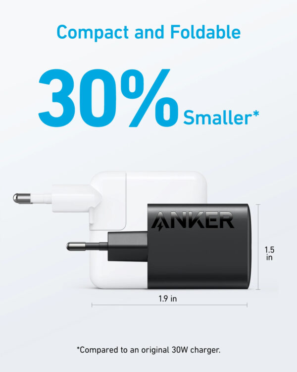 Anker 312 30W USB-C Charger USB-C Power Supply Compact High-Speed Fast Charger Typle C Iphone Charger for Samsung S23, MacBook - Image 2