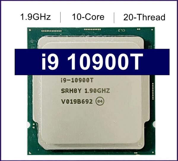 NEW Core i9 10900T 1.9GHz Ten-Core 20-Thread CPU Processor L3=20MB 35W LGA 1200 Sealed but without cooler