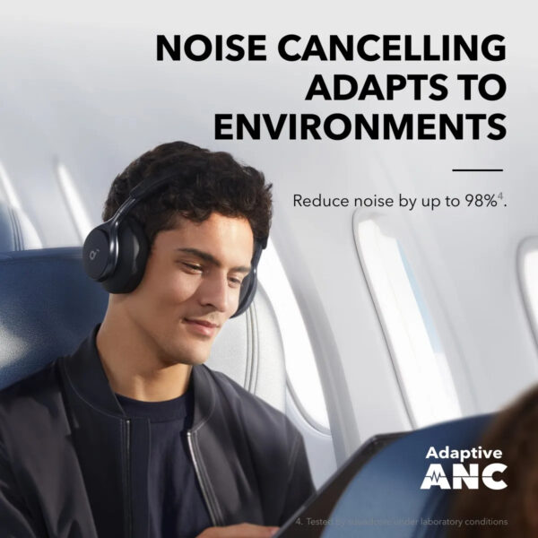 Soundcore by Anker Space One Active Noise Cancelling Headphones Wireless Headphones Bluetooth 5.3 2X Stronger Voice Reduction - Image 6