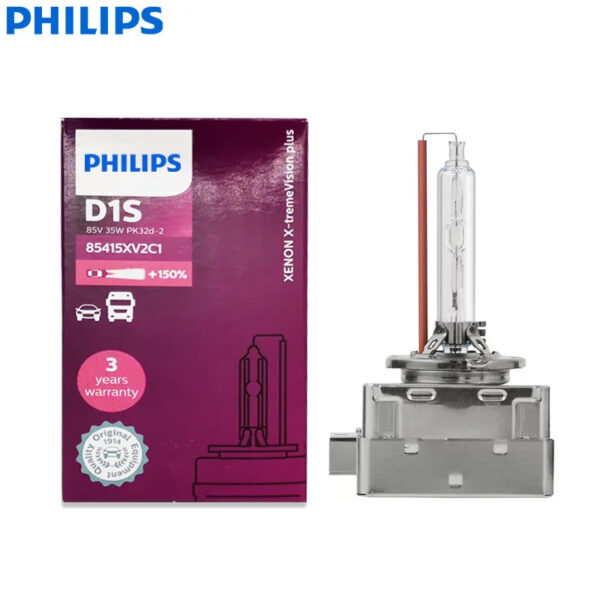 Philips XENON D1S D2S D3S X-treme Vision Plus Gen2 4800K +150% Bright White HID Car Original Lamp Germany Auto Light XV2, 1x - Image 10