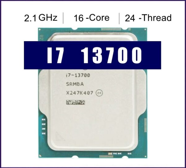 NEW Core i7 13700 2.7GHz 16-core 24-thread CPU processor L3 = 30M 65W LGA 1700 No Fan