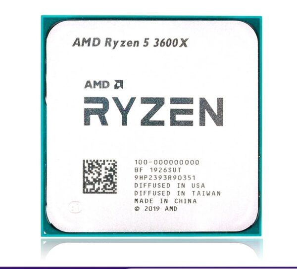 Used Ryzen 5 3600X R5 3600X 3.8GHz Six-Core Twelve-Thread CPU Processor 7NM 95W L3=32M Socket LGA AM4 B550M B550 Motherboard