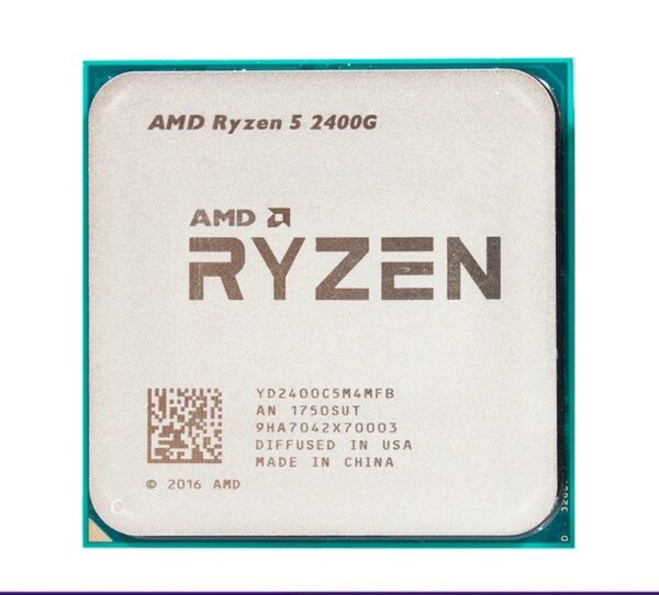 Used Ryzen 5 R5 2400G 3.6GHz Quad-Core Quad-Thread 65W CPU Processor Socket LGA AM4 B550M B550 Motherboard