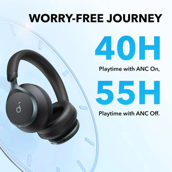 Soundcore by Anker Space One Active Noise Cancelling Headphones Wireless Headphones Bluetooth 5.3 2X Stronger Voice Reduction - Image 3