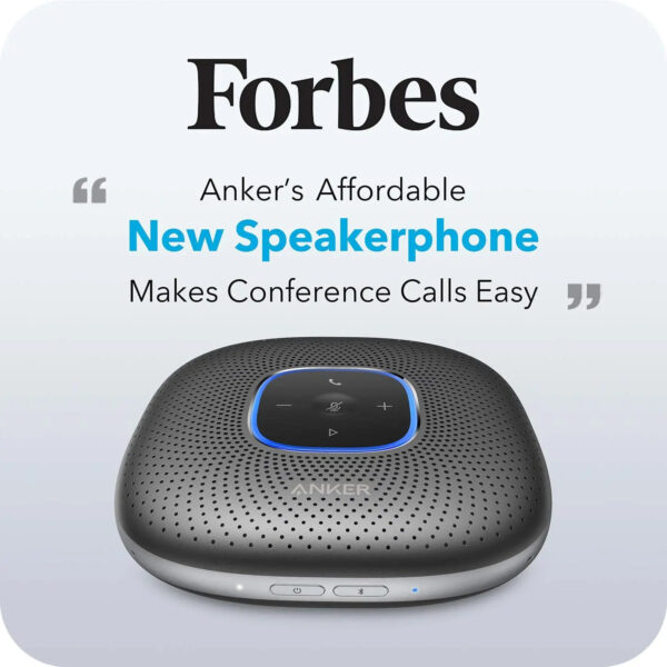 Anker PowerConf Bluetooth Speakerphone conference speaker with 6 Microphones, Enhanced Voice Pickup, 24H Call Time - Image 7