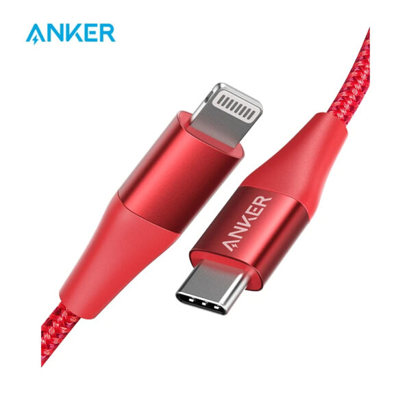 Anker USB C to Lightning Cable Mfi Certified Powerline+ II Nylon Braided for iPhone 12 11/11 pro/X/XS iphone charging cable