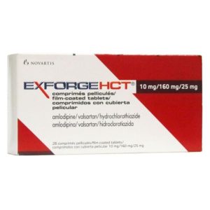 Exforge Hct 10mg 160mg 25mg Tablets
